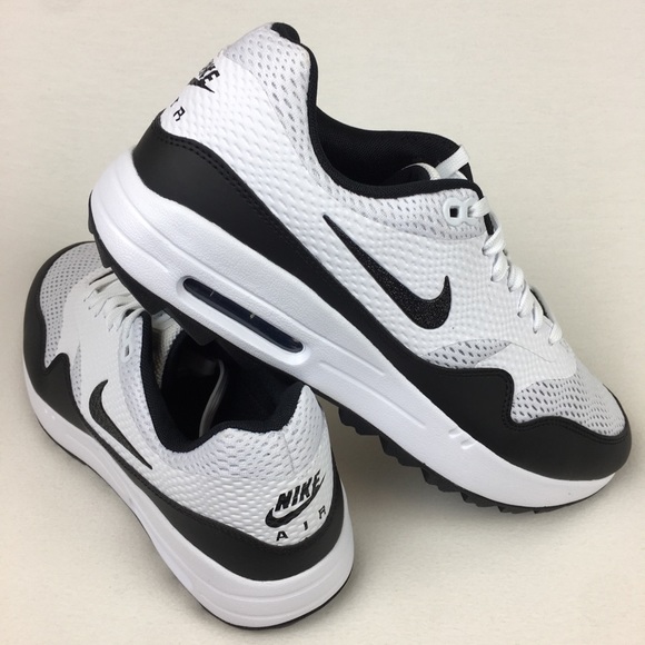 Nike Shoes Nike Air Max Golf Shoes Black White Mens Sz 85 Or 9